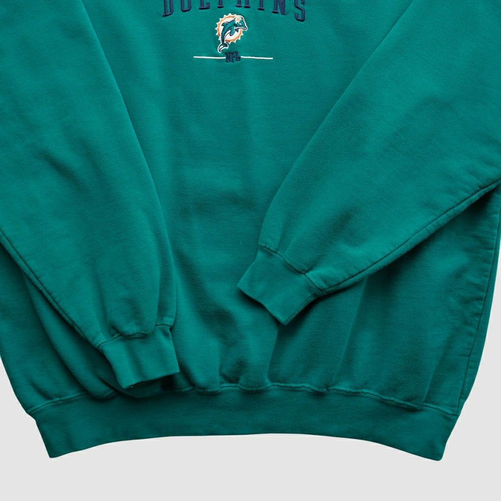 Miami Dolphins NFL 2000s Pullover Sweatshirt Teal Vintage - Fanatics
