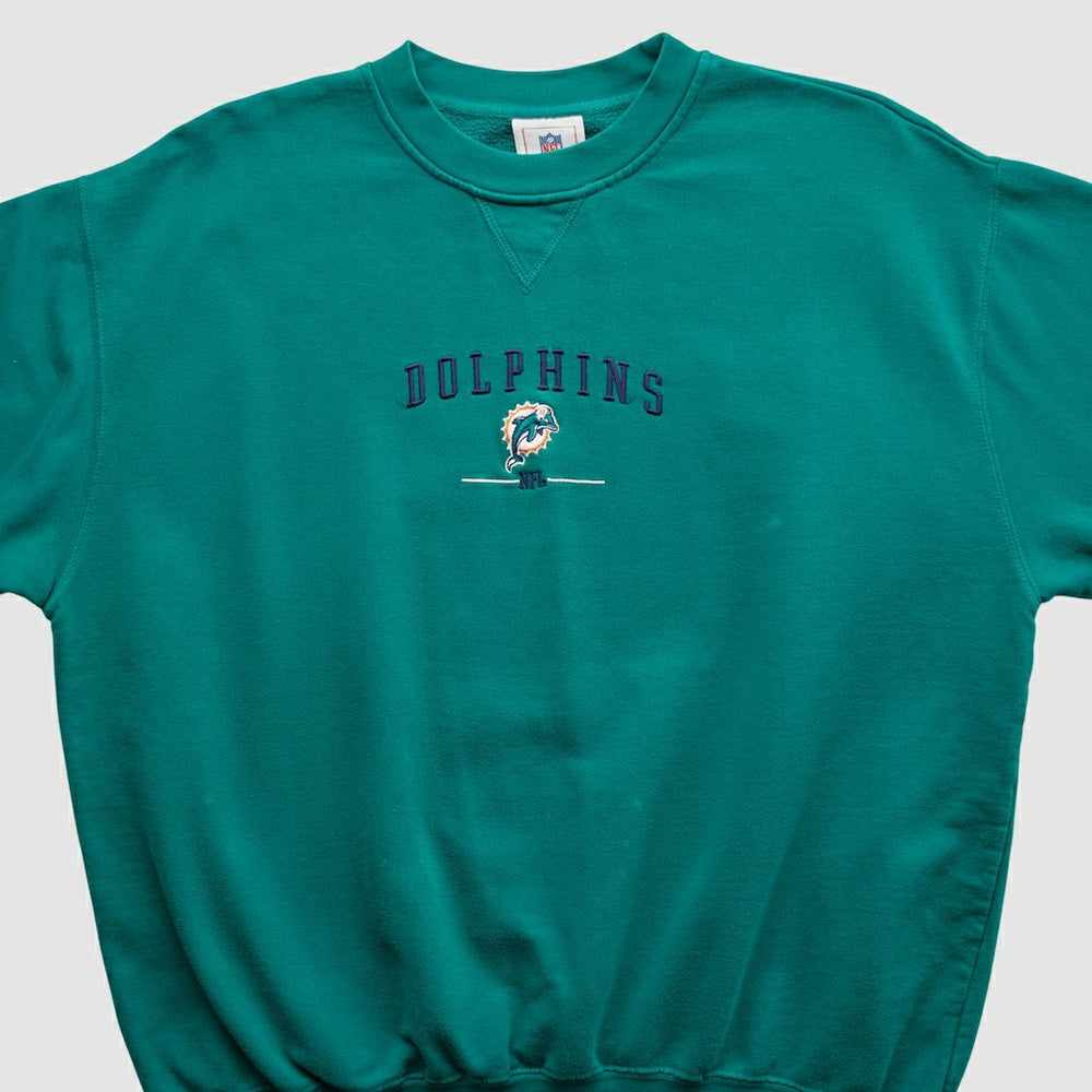 Miami Dolphins NFL 2000s Pullover Sweatshirt Teal Vintage - Fanatics