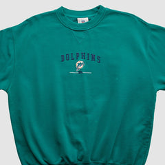 Miami Dolphins NFL 2000s Pullover Sweatshirt Teal Vintage - Fanatics