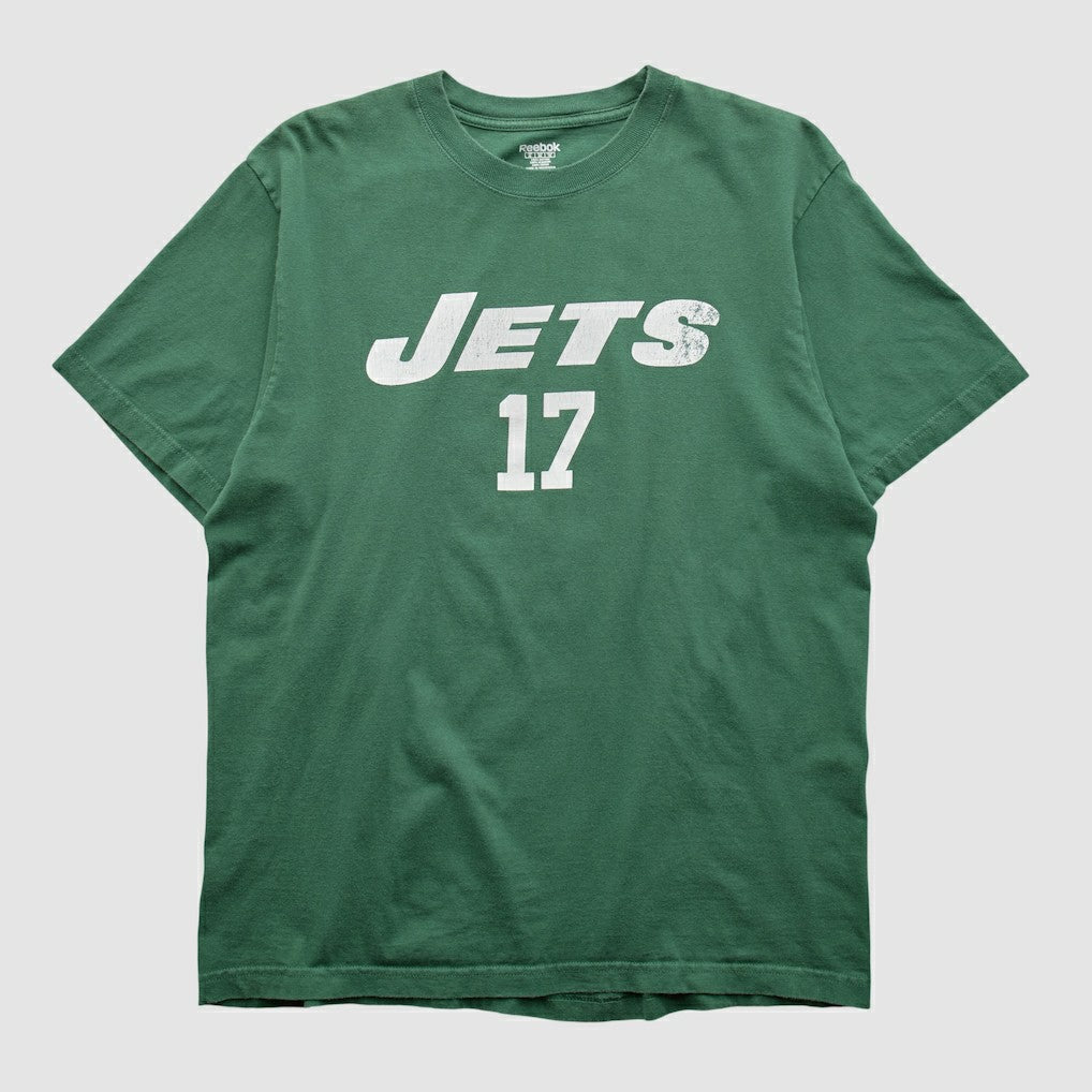New York Jets Reebok 2000s T-shirt Green Vintage - Fanatics