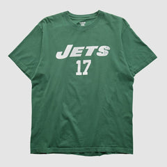 New York Jets Reebok 2000s T-shirt Green Vintage - Fanatics