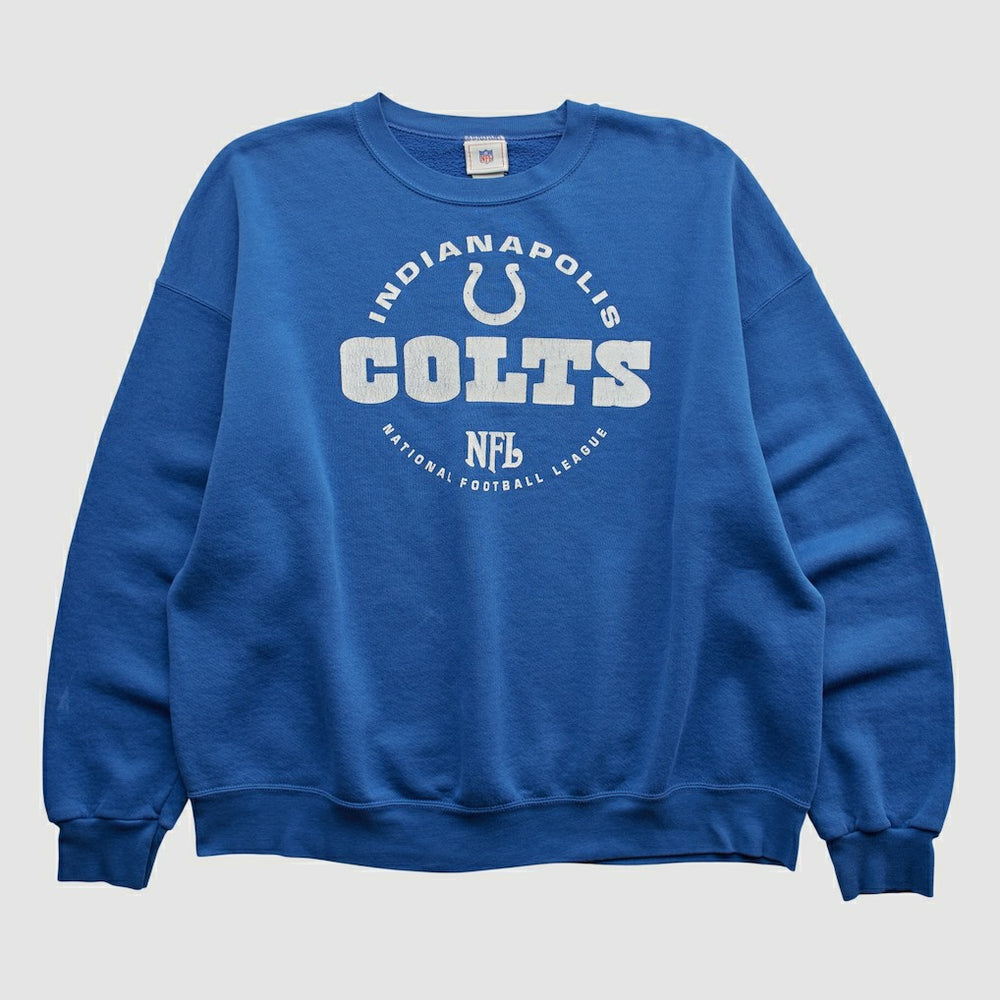 Indianapolis Colts NFL 2000s Pullover Sweatshirt Blue Vintage - Fanatics