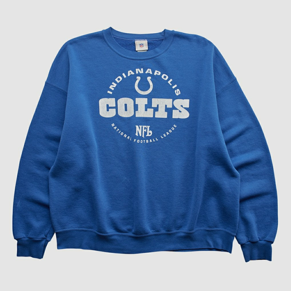 Indianapolis Colts NFL 2000s Pullover Sweatshirt Blue Vintage - Fanatics
