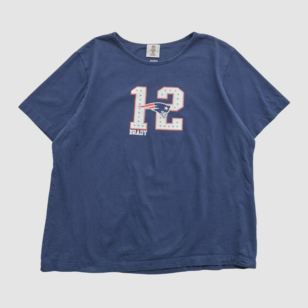 New England Patriots NFL 2000s T-shirt Navy Vintage - Fanatics