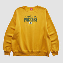 Green Bay Packers NFL 2000s Pullover Sweatshirt Yellow Vintage - Fanatics