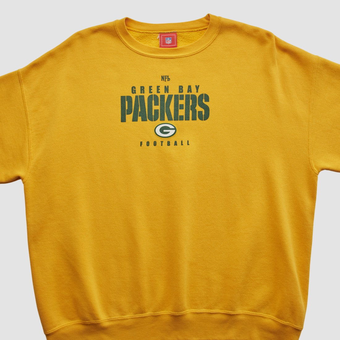 Green Bay Packers NFL 2000s Pullover Sweatshirt Yellow Vintage - Fanatics