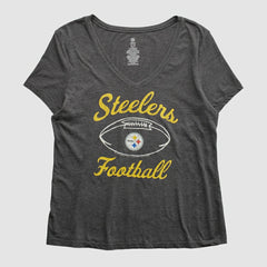 Pittsburgh Steelers NFL 2010s T-shirt Dark Heather Gray Vintage - Fanatics