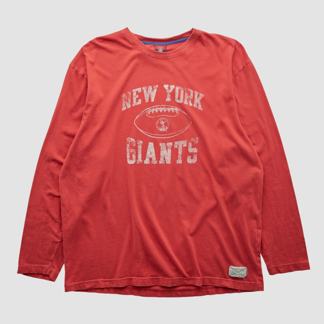 New York Giants Reebok 2000s Long Sleeve T-shirt Red Vintage - Fanatics