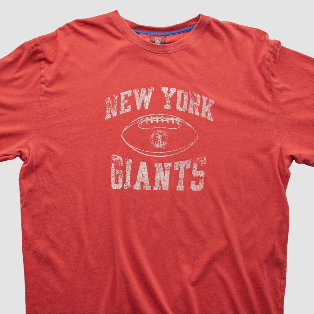 New York Giants Reebok 2000s Long Sleeve T-shirt Red Vintage - Fanatics