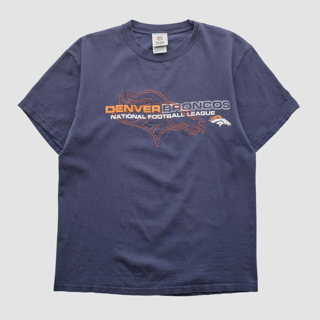 Denver Broncos NFL 2010s T-shirt Navy Vintage - Fanatics