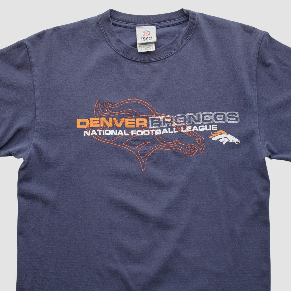 Denver Broncos NFL 2010s T-shirt Navy Vintage - Fanatics
