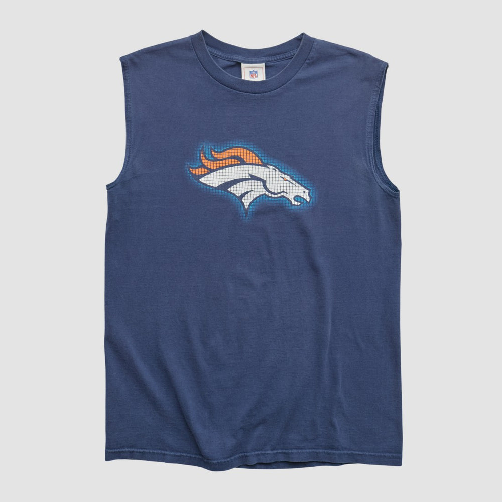 Denver Broncos NFL 2000s Tank Navy Vintage - Fanatics