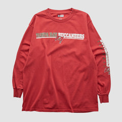 Tampa Bay Buccaneers NFL 2010s Long Sleeve T-shirt Red Vintage - Fanatics