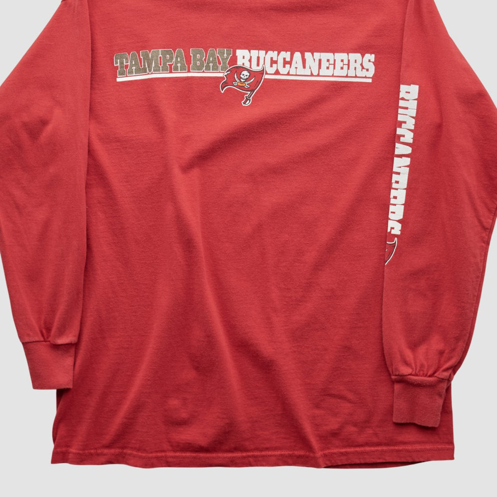 Tampa Bay Buccaneers NFL 2010s Long Sleeve T-shirt Red Vintage - Fanatics