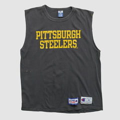 Pittsburgh Steelers Champion 1994 Tank Black Vintage - Fanatics