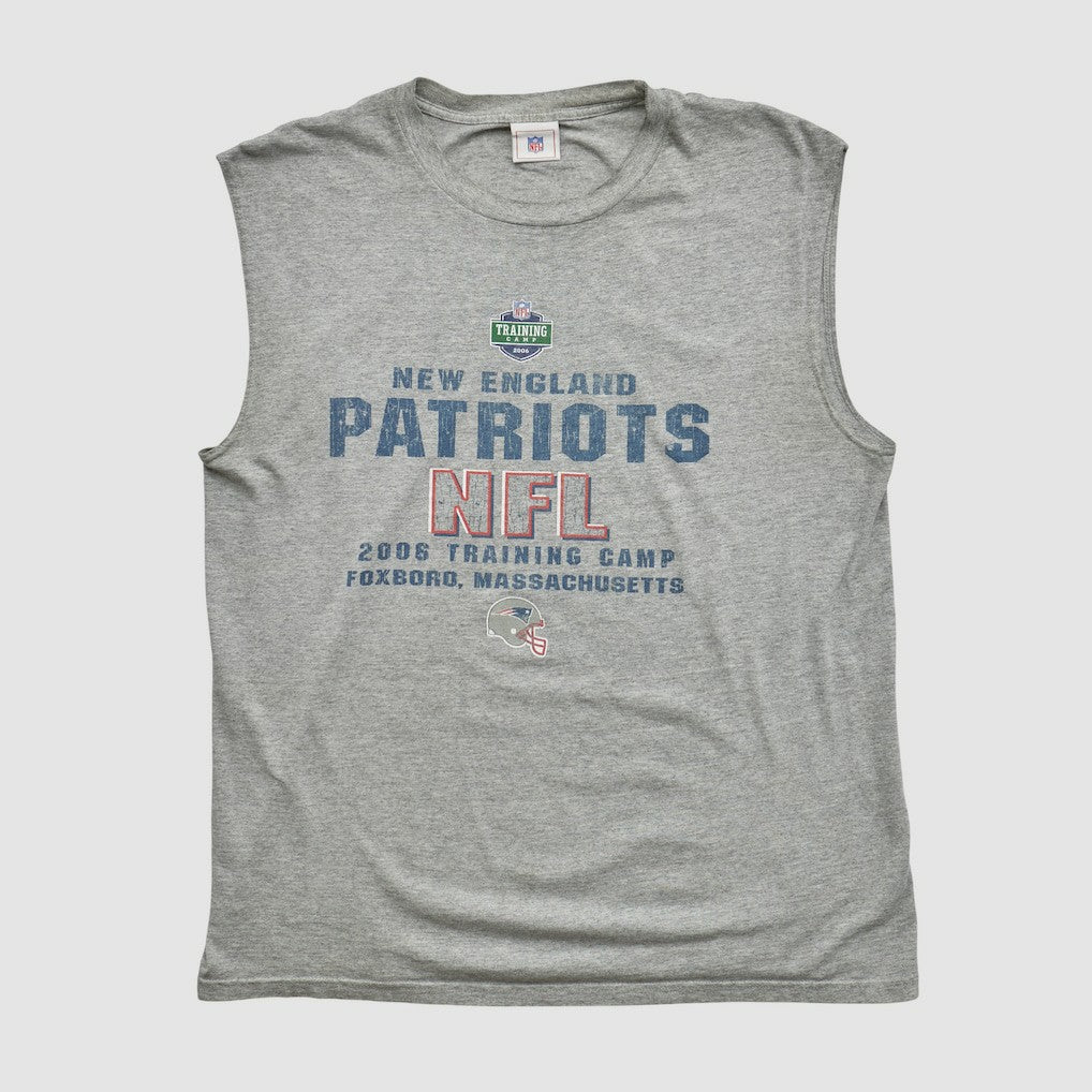 New England Patriots NFL 2006 Tank Heather Gray Vintage - Fanatics