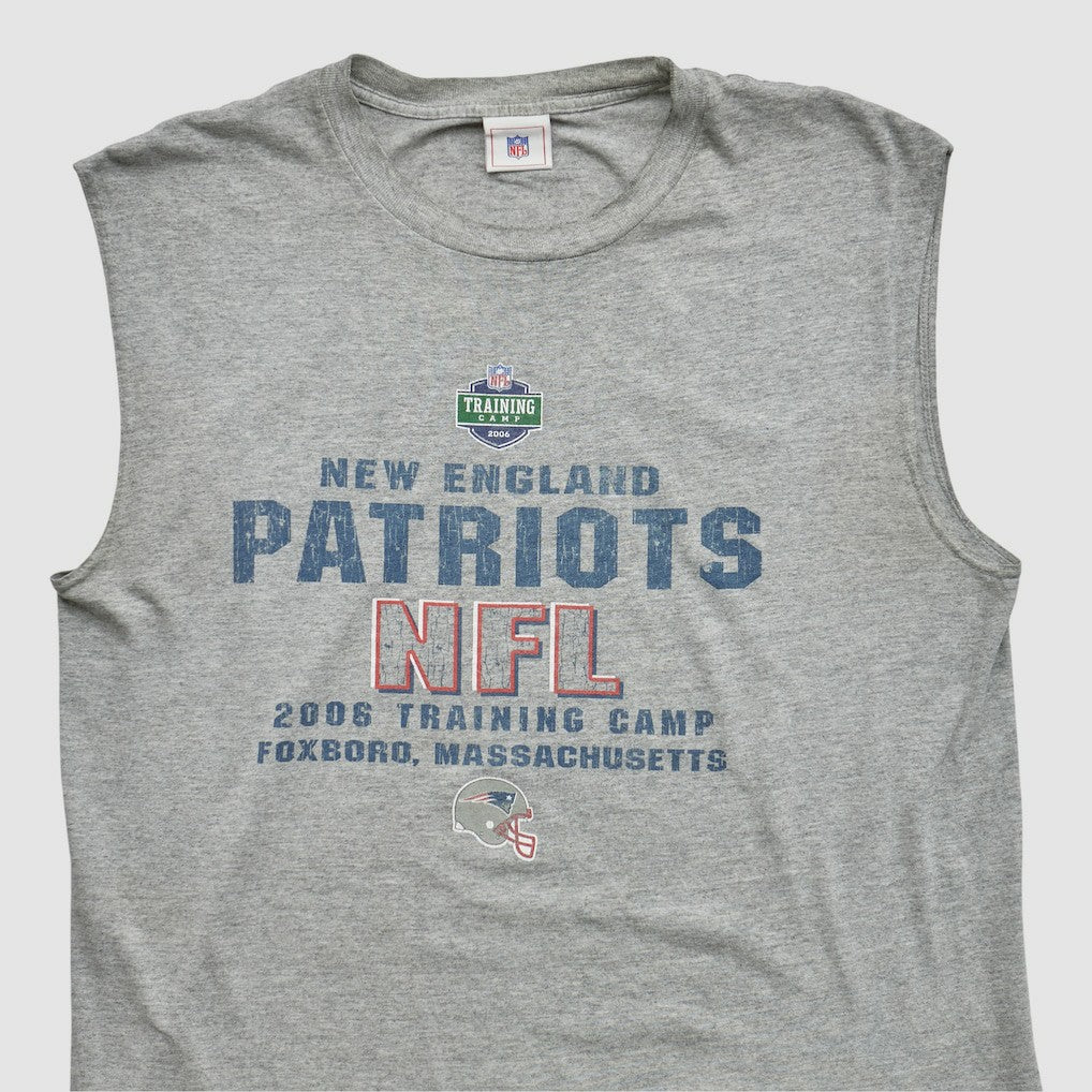 New England Patriots NFL 2006 Tank Heather Gray Vintage - Fanatics