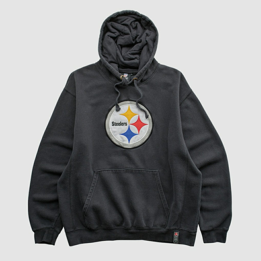 Pittsburgh Steelers NFL 2010s Hooded Sweatshirt Black Vintage - Fanatics