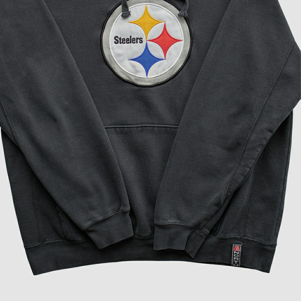 Pittsburgh Steelers NFL 2010s Hooded Sweatshirt Black Vintage - Fanatics