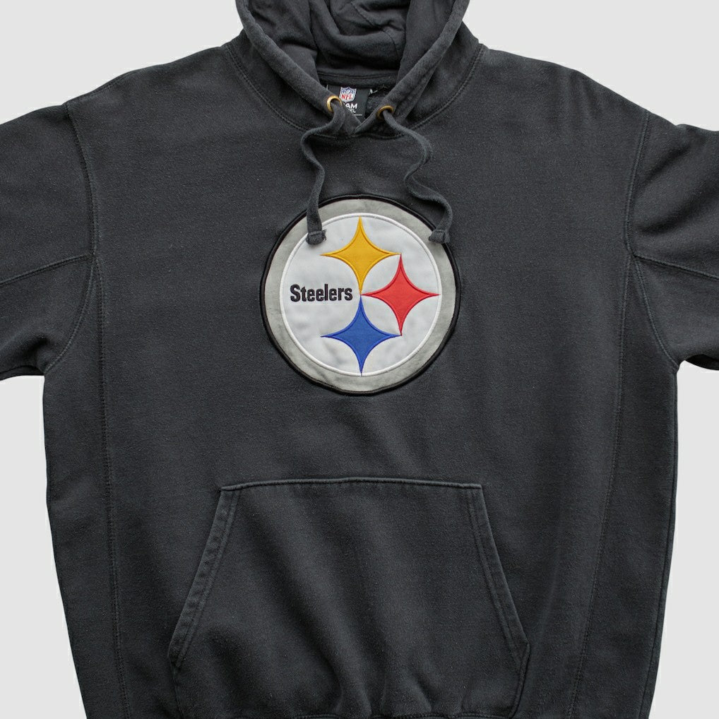 Pittsburgh Steelers NFL 2010s Hooded Sweatshirt Black Vintage - Fanatics