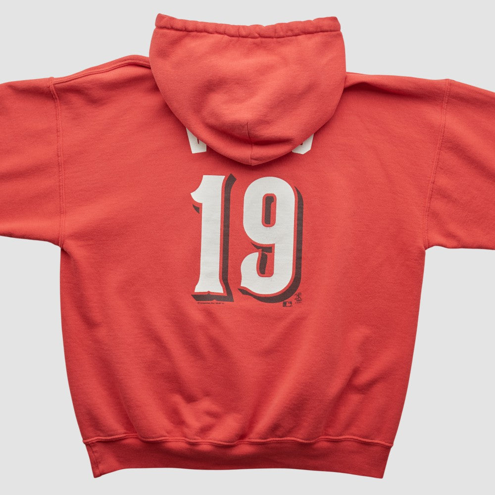Cincinnati Reds Genuine Merchandise 2000s Hooded Pullover Sweatshirt Lifestyle