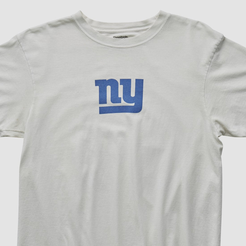 New York Giants Reebok 2000s T-shirt White Vintage - Fanatics