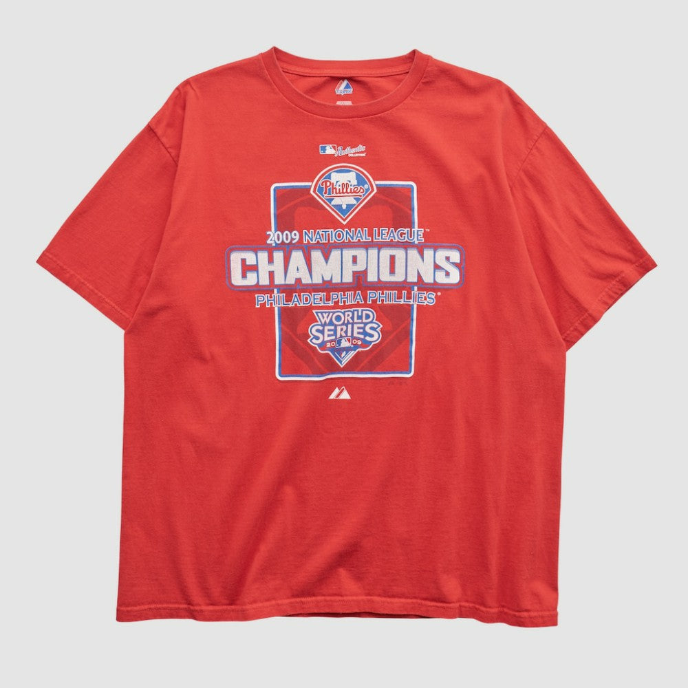Philadelphia Phillies Majestic 2009 T-shirt Clearance