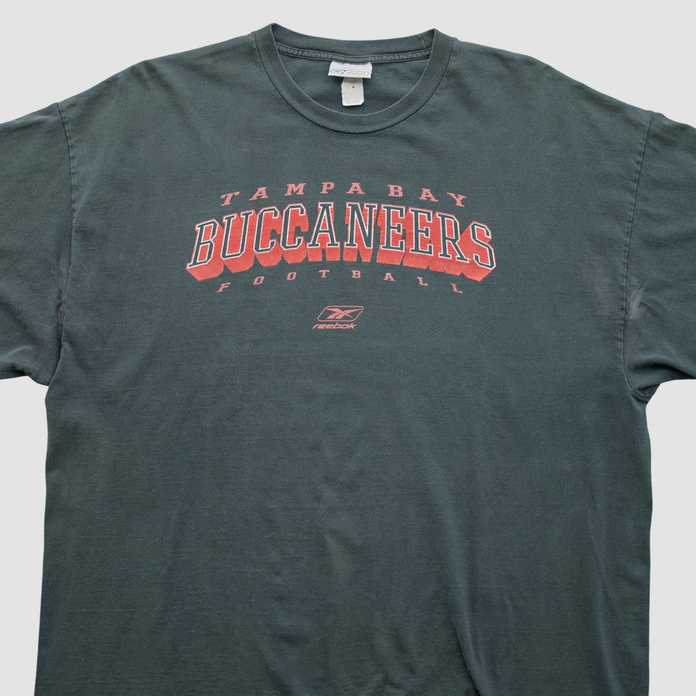 Tampa Bay Buccaneers Reebok 2000s T-shirt Black Vintage - Fanatics