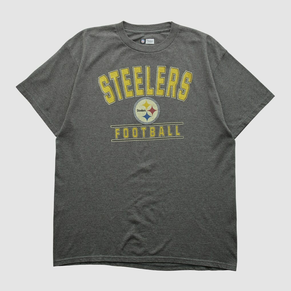 Pittsburgh Steelers NFL 2010s T-shirt Dark Heather Gray Vintage - Fanatics