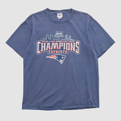 New England Patriots NFL 2005 T-shirt Blue Vintage - Fanatics