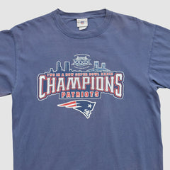 New England Patriots NFL 2005 T-shirt Blue Vintage - Fanatics