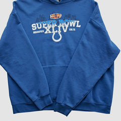 Indianapolis Colts NFL 2010 Hooded Pullover Sweatshirt Blue Vintage - Fanatics