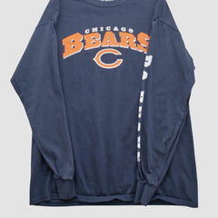 Chicago Bears NFL 2010s Long Sleeve T-shirt Navy Vintage - Fanatics