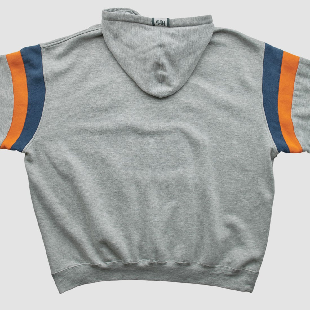 Denver Broncos NFL 2000s Hooded Pullover Sweatshirt Heather Gray Vintage - Fanatics