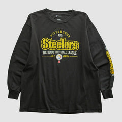 Pittsburgh Steelers NFL 2010s Long Sleeve T-shirt Black Vintage - Fanatics