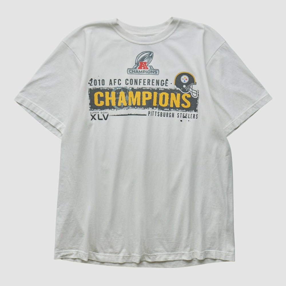 Pittsburgh Steelers Reebok 2010 T-shirt White Vintage - Fanatics