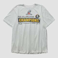 Pittsburgh Steelers Reebok 2010 T-shirt White Vintage - Fanatics