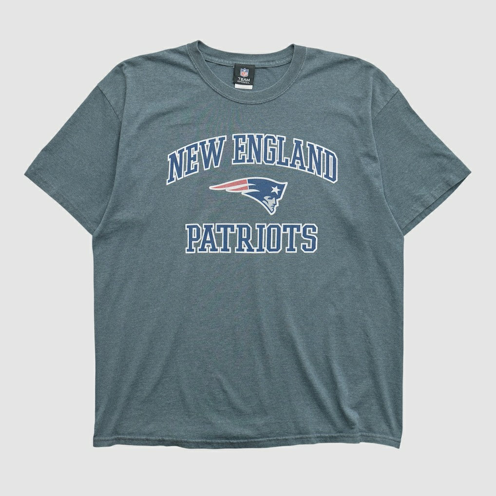 New England Patriots NFL 2010s T-shirt Dark Heather Gray Vintage - Fanatics