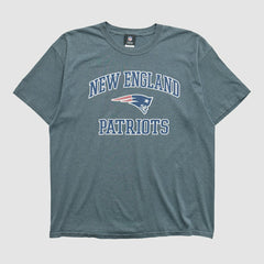 New England Patriots NFL 2010s T-shirt Dark Heather Gray Vintage - Fanatics
