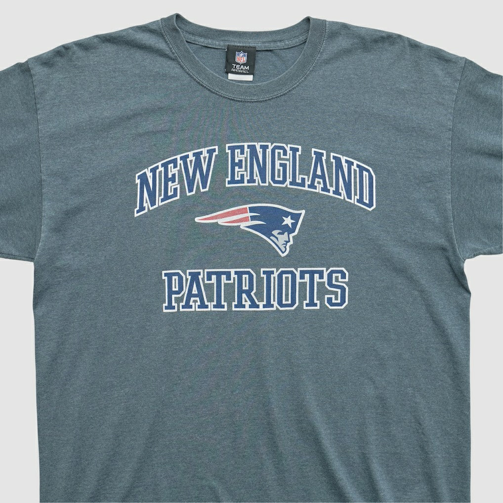 New England Patriots NFL 2010s T-shirt Dark Heather Gray Vintage - Fanatics