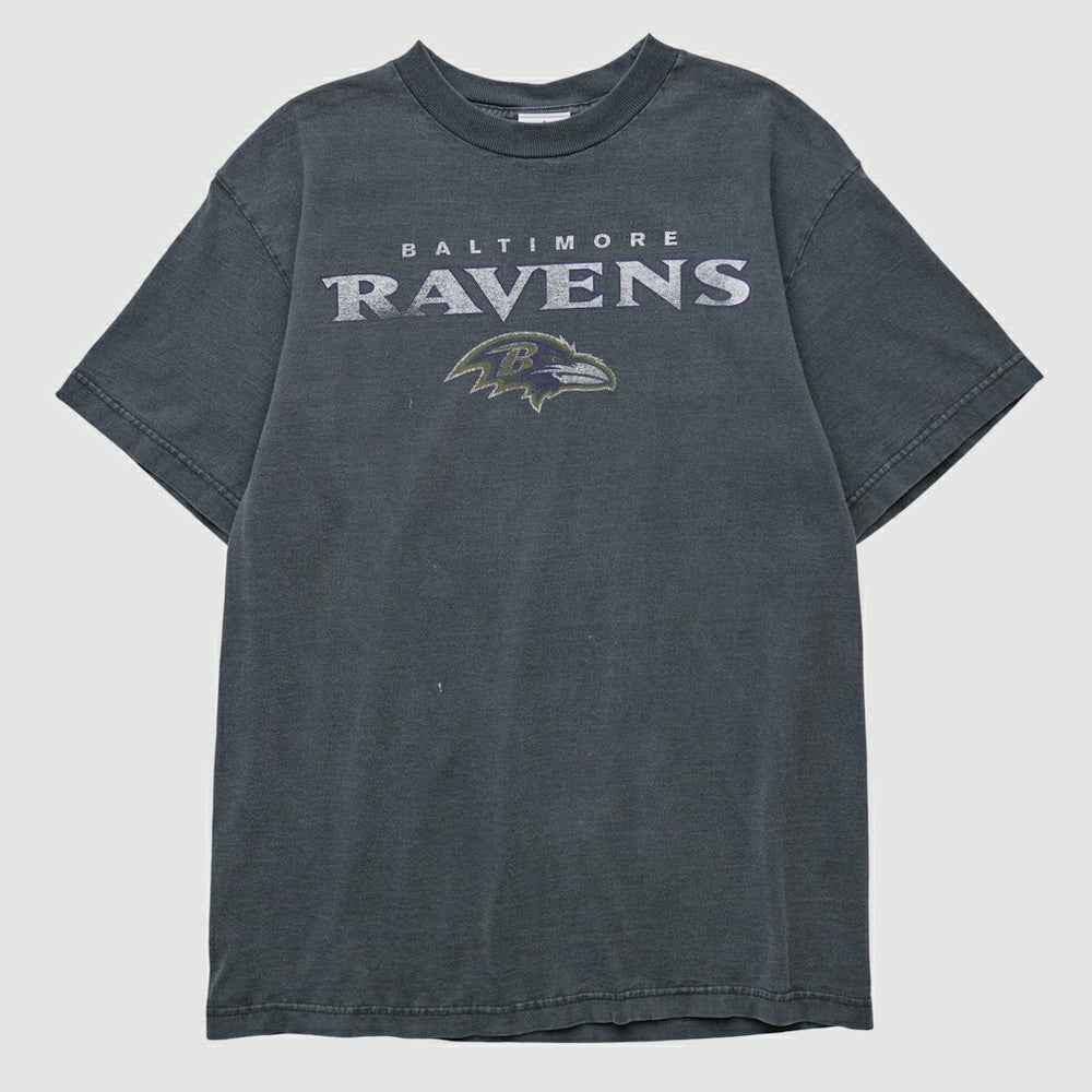 Baltimore Ravens NFL 2000s T-shirt Charcoal Vintage - Fanatics