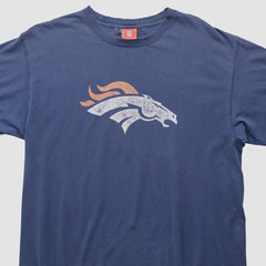 Denver Broncos NFL 2000s T-shirt Navy Vintage - Fanatics