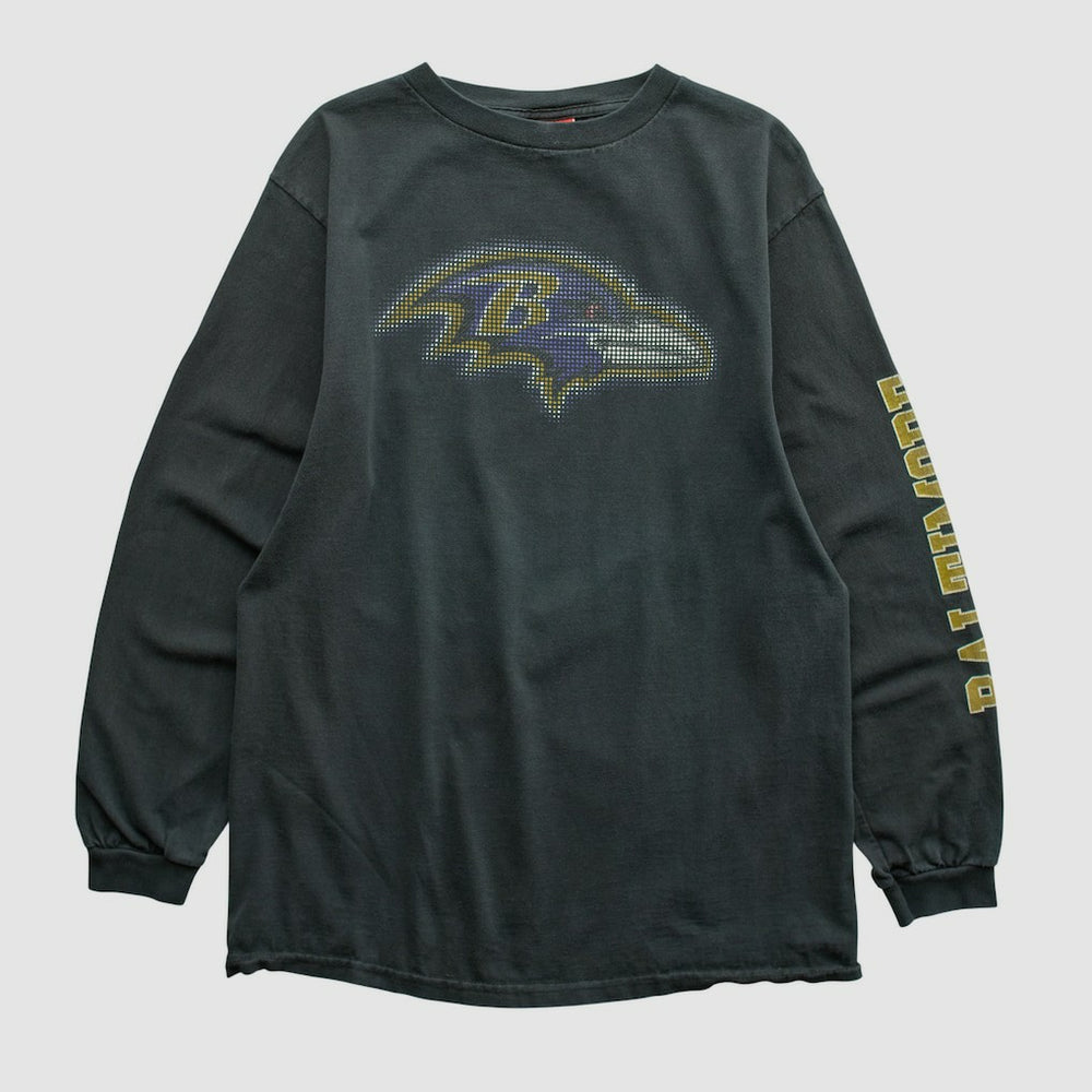 Baltimore Ravens NFL 2000s Long Sleeve T-shirt Black Vintage - Fanatics