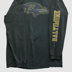 Baltimore Ravens NFL 2000s Long Sleeve T-shirt Black Vintage - Fanatics