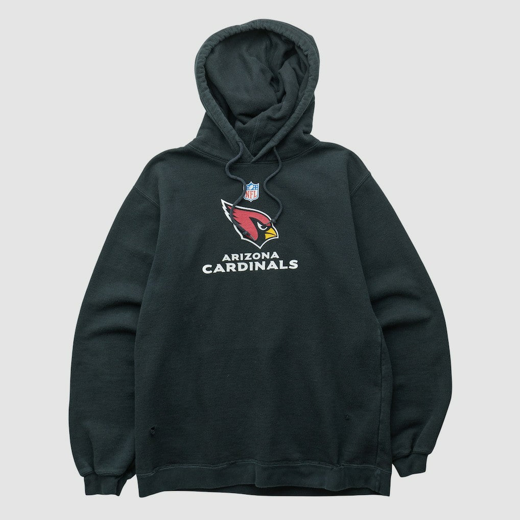 Arizona Cardinals Reebok 2000s Hooded Pullover Sweatshirt Black Vintage - Fanatics