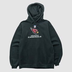 Arizona Cardinals Reebok 2000s Hooded Pullover Sweatshirt Black Vintage - Fanatics