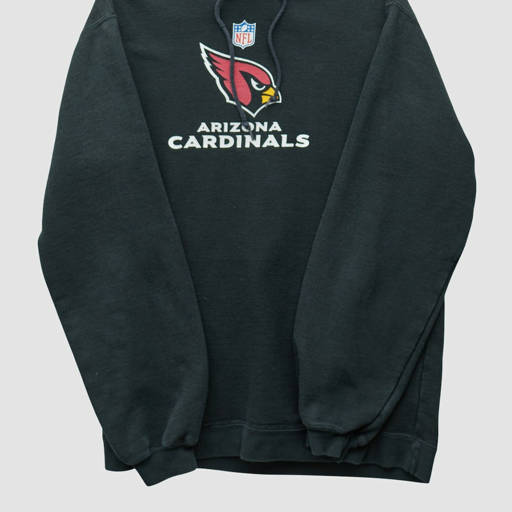 Arizona Cardinals Reebok 2000s Hooded Pullover Sweatshirt Black Vintage - Fanatics