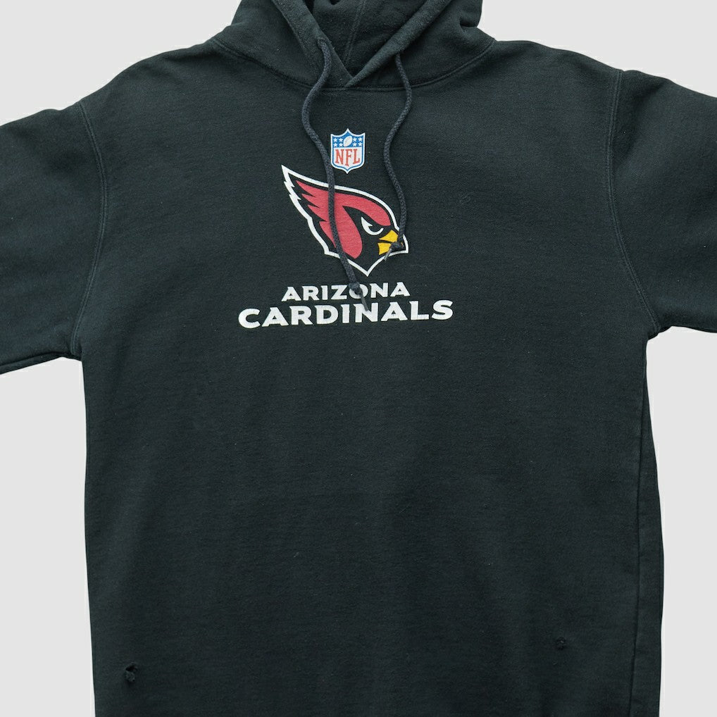 Arizona Cardinals Reebok 2000s Hooded Pullover Sweatshirt Black Vintage - Fanatics