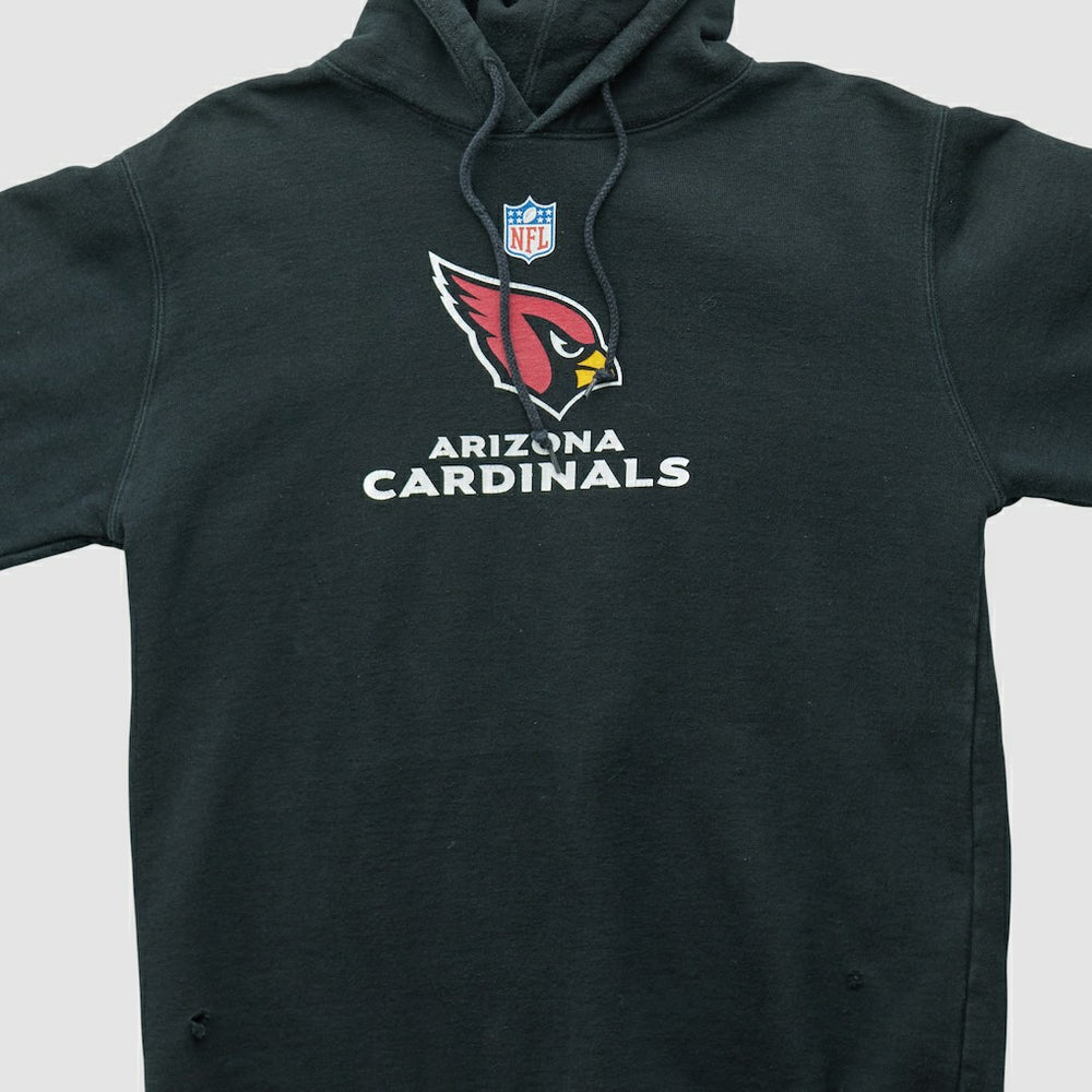 Arizona Cardinals Reebok 2000s Hooded Pullover Sweatshirt Black Vintage - Fanatics
