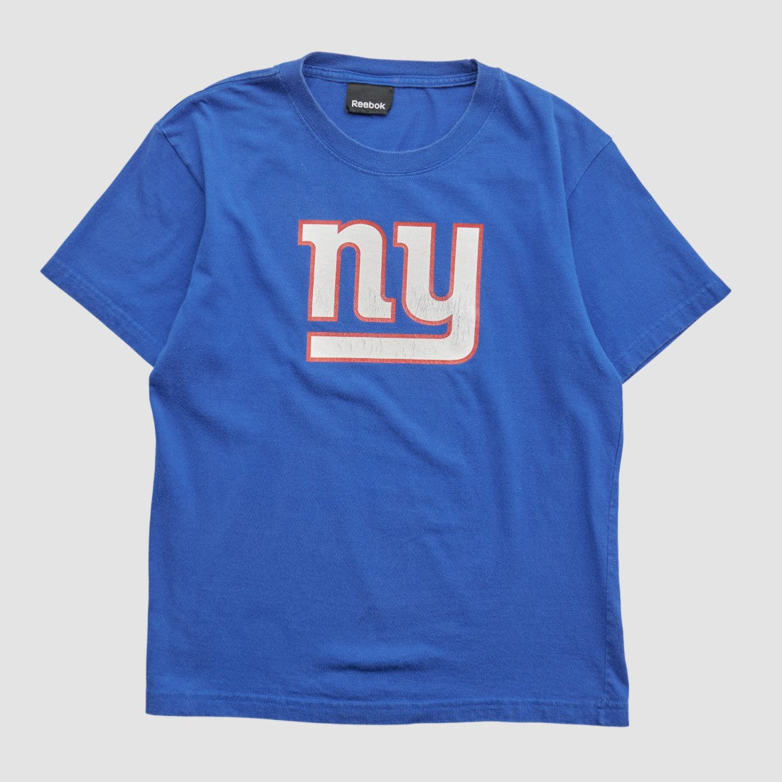 New York Giants Reebok 2000s T-shirt Blue Vintage - Fanatics